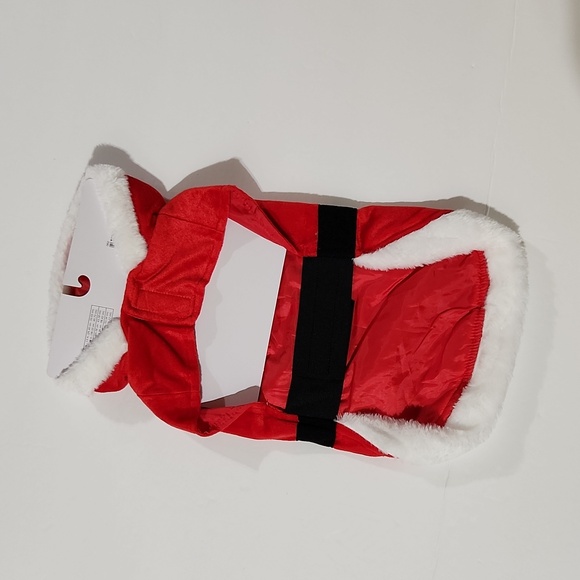 Holiday Time Dog Pet Holiday Christmas Hooded Santa Suit (M) - Picture 3 of 10